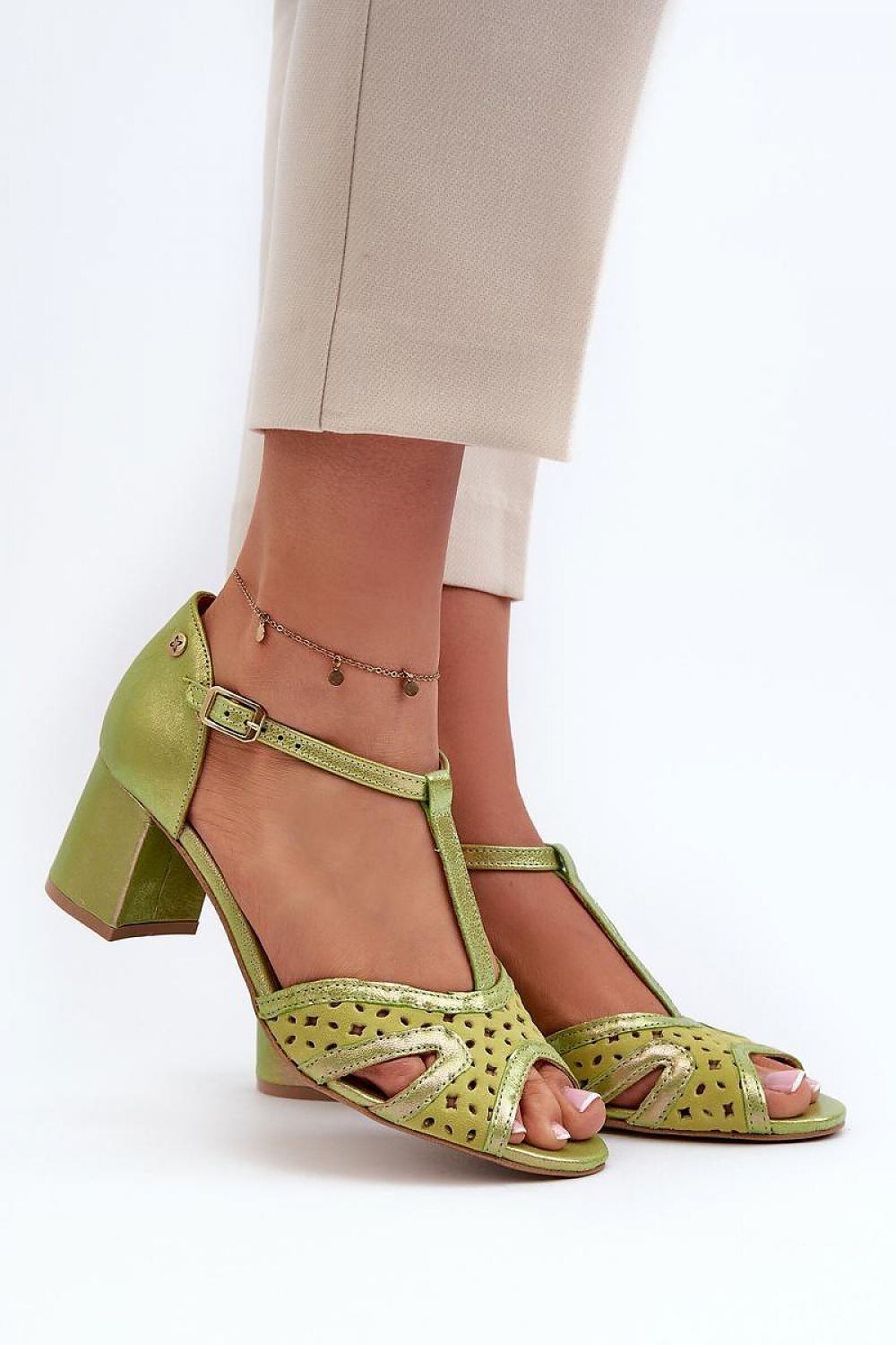 Heel sandals model 197702